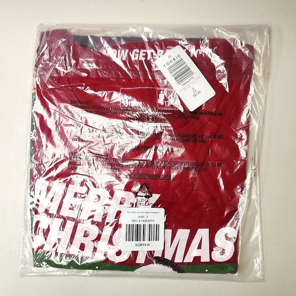 ❤️NWT VINTAGE TORRID TEE THE OFFICE MICHAEL SCOTT FUNNY CHRISTMAS HOLIDAY SHIRT - Picture 6 of 9